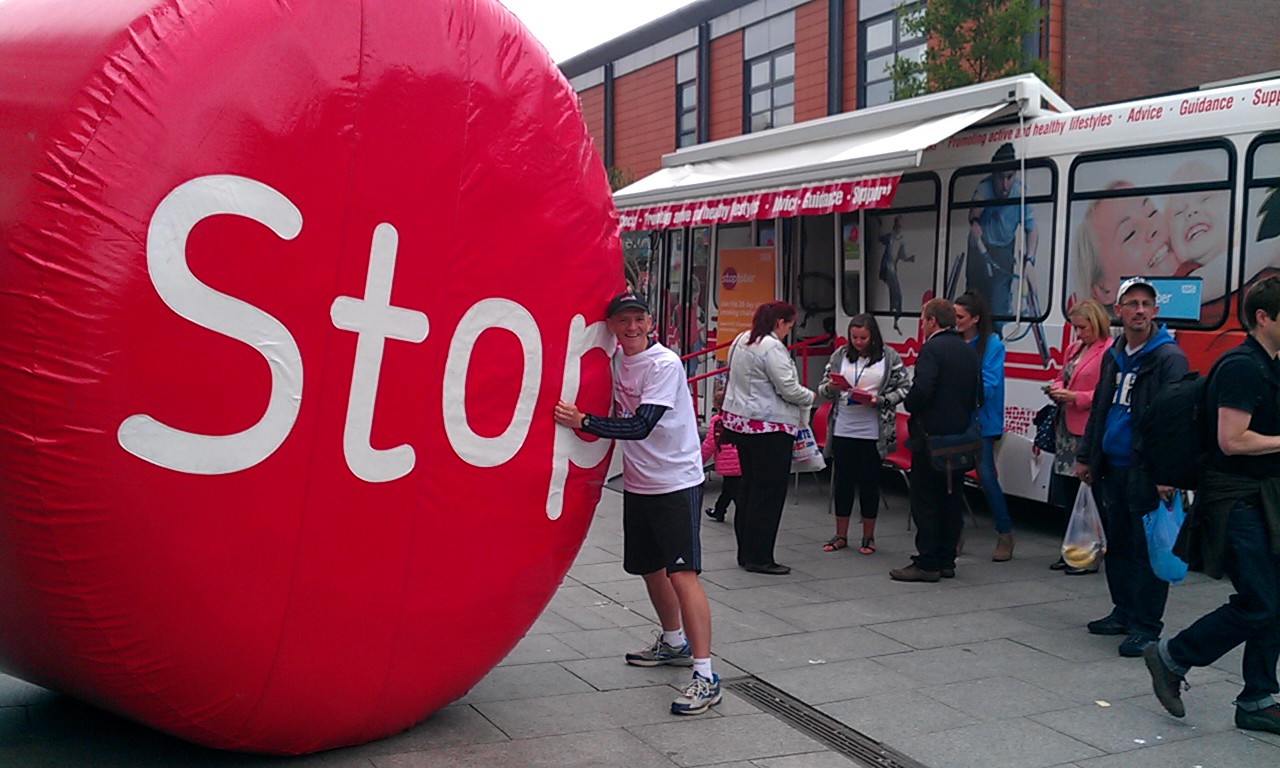 Stoptober roadshow in Sunderland 