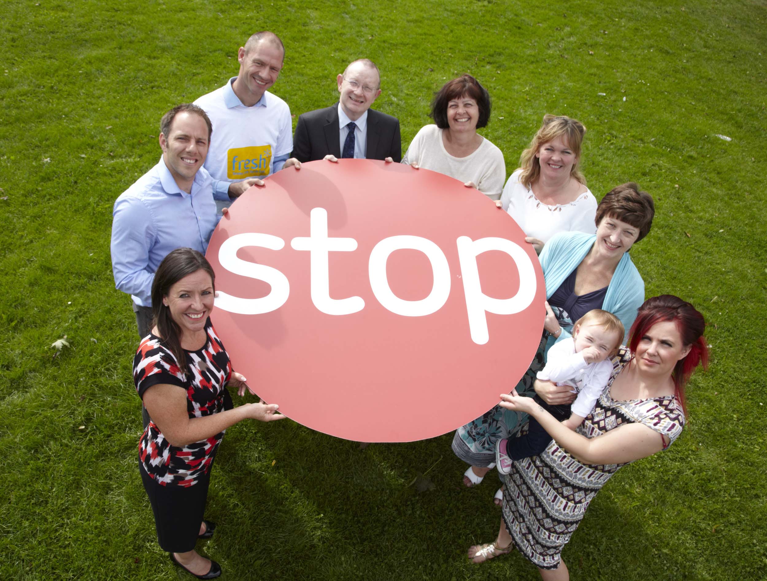 Stoptober launches at Willow Avenue Community Nursery in Newcastle 